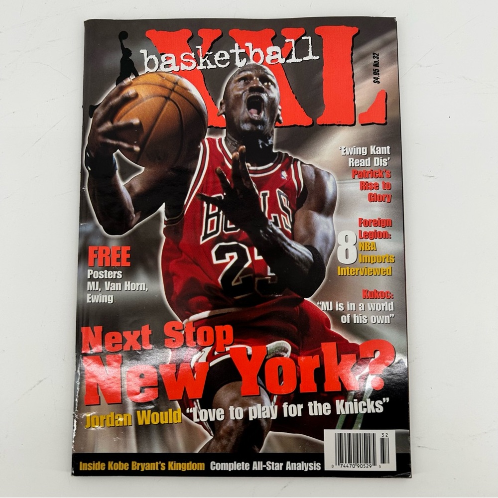 XXL Basketball Magazine 4/ 1998 Michael Jordan & Kobe Bryant Next Stop New York?